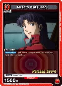 Misato Katsuragi (084) - UE15BT: Evangelion: New Theatrical Edition Release Event Cards - Union Arena card