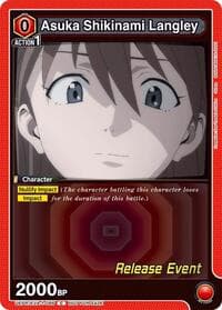 Asuka Shikinami Langley (086) - UE15BT: Evangelion: New Theatrical Edition Release Event Cards - Union Arena card