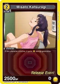 Misato Katsuragi (007) - UE15BT: Evangelion: New Theatrical Edition Release Event Cards - Union Arena card