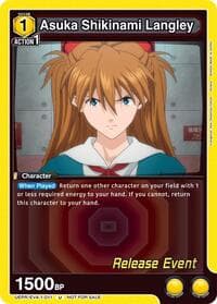 Asuka Shikinami Langley (011) - UE15BT: Evangelion: New Theatrical Edition Release Event Cards - Union Arena card