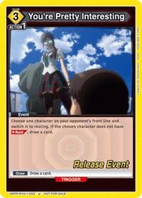 You're Pretty Interesting - UE15BT: Evangelion: New Theatrical Edition Release Event Cards - Union Arena card