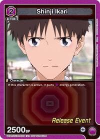 Shinji Ikari (029) - UE15BT: Evangelion: New Theatrical Edition Release Event Cards - Union Arena card