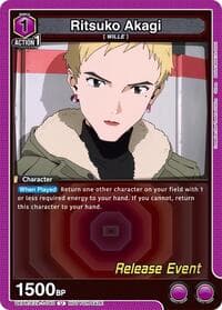Ritsuko Akagi (040) - UE15BT: Evangelion: New Theatrical Edition Release Event Cards - Union Arena card