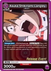 Asuka Shikinami Langley (050) - UE15BT: Evangelion: New Theatrical Edition Release Event Cards - Union Arena card
