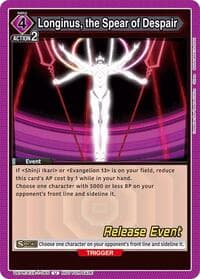 Longinus, the Spear of Despair - UE15BT: Evangelion: New Theatrical Edition Release Event Cards - Union Arena card