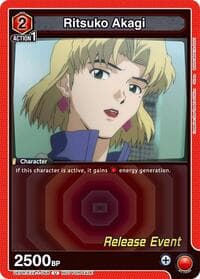 Ritsuko Akagi (068) - UE15BT: Evangelion: New Theatrical Edition Release Event Cards - Union Arena card