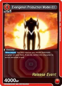 Evangelion Production Model-03 - UE15BT: Evangelion: New Theatrical Edition Release Event Cards - Union Arena card