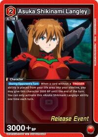 Asuka Shikinami Langley (087) - UE15BT: Evangelion: New Theatrical Edition Release Event Cards - Union Arena card