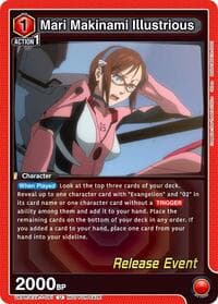 Mari Makinami Illustrious (091) - UE15BT: Evangelion: New Theatrical Edition Release Event Cards - Union Arena card