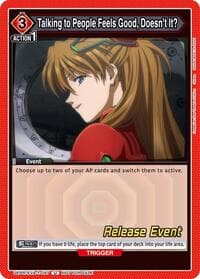 Talking to People Feels Good, Doesn't It? - UE15BT: Evangelion: New Theatrical Edition Release Event Cards - Union Arena card