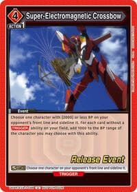 Super-Electromagnetic Crossbow - UE15BT: Evangelion: New Theatrical Edition Release Event Cards - Union Arena card