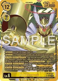 Jupitermon (Rare Pull) - Time Stranger - Digimon Card Game card