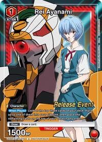 Rei Ayanami (Release Event Participation) - UE15BT: Evangelion: New Theatrical Edition Release Event Cards - Union Arena card