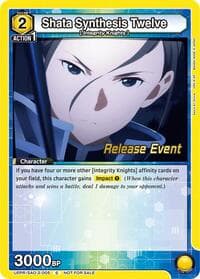 Shata Synthesis Twelve - UEX06BT: Sword Art Online Vol.2 Release Event Cards - Union Arena card