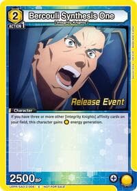 Bercouli Synthesis One - UEX06BT: Sword Art Online Vol.2 Release Event Cards - Union Arena card