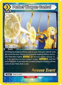Perfect Weapon Control - UEX06BT: Sword Art Online Vol.2 Release Event Cards - Union Arena card