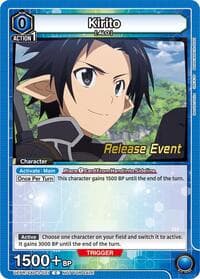 Kirito (021) - UEX06BT: Sword Art Online Vol.2 Release Event Cards - Union Arena card