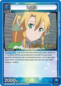 Leafa (023) - UEX06BT: Sword Art Online Vol.2 Release Event Cards - Union Arena card