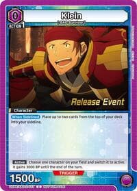 Klein (037) - UEX06BT: Sword Art Online Vol.2 Release Event Cards - Union Arena card