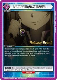 Pendant of Aniorite - UEX06BT: Sword Art Online Vol.2 Release Event Cards - Union Arena card