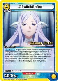 Administrator - UEX06BT: Sword Art Online Vol.2 Release Event Cards - Union Arena card