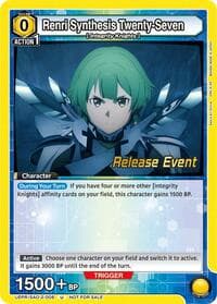 Renri Synthesis Twenty-Seven - UEX06BT: Sword Art Online Vol.2 Release Event Cards - Union Arena card