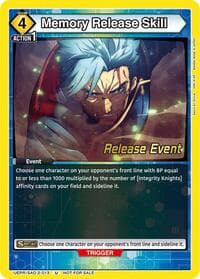 Memory Release Skill - UEX06BT: Sword Art Online Vol.2 Release Event Cards - Union Arena card