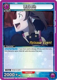 Lisbeth (039) - UEX06BT: Sword Art Online Vol.2 Release Event Cards - Union Arena card