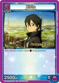 Kirito (048) - UEX06BT: Sword Art Online Vol.2 Release Event Cards - Union Arena card