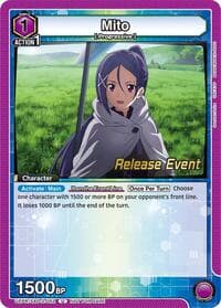 Mito (052) - UEX06BT: Sword Art Online Vol.2 Release Event Cards - Union Arena card