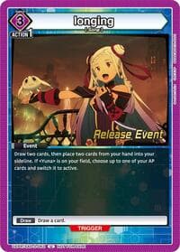longing - UEX06BT: Sword Art Online Vol.2 Release Event Cards - Union Arena card