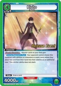 Kirito (064) - UEX06BT: Sword Art Online Vol.2 Release Event Cards - Union Arena card