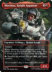 Maximus, Knight Apparent - Secret Lair Drop Series - Magic: The Gathering card