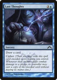 Last Thoughts - Gatecrash - Magic: The Gathering card
