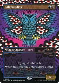Baleful Strix (2070) - Secret Lair Drop Series - Magic: The Gathering card