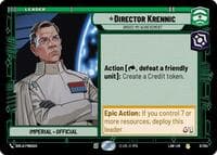 Director Krennic - Amidst My Achievement - A Lawless Time - Star Wars: Unlimited card
