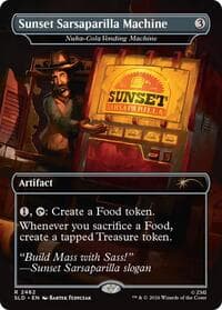 Sunset Sarsaparilla Machine - Nuka-Cola Vending Machine - Secret Lair Drop Series - Magic: The Gathering card