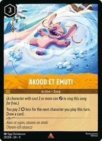 Akood Et Emuti - Winterspell - Disney Lorcana card