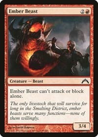 Ember Beast - Gatecrash - Magic: The Gathering card
