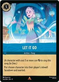 Let It Go - Winterspell - Disney Lorcana card
