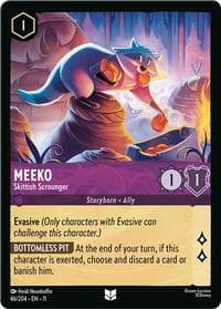 Meeko - Skittish Scrounger - Winterspell - Disney Lorcana card