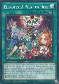 Elfnotes: A Plea for Help - Burst Protocol - YuGiOh card