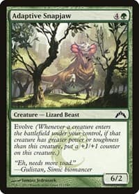 Adaptive Snapjaw - Gatecrash - Magic: The Gathering card