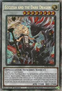 Ecclesia and the Dark Dragon (Starlight Rare) - Burst Protocol - YuGiOh card