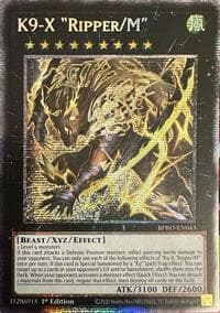 K9-X "Ripper/M" (Starlight Rare) - Burst Protocol - YuGiOh card
