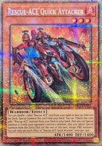 Rescue-ACE Quick Attacker (Starlight Rare) - Burst Protocol - YuGiOh card