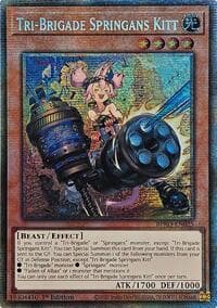 Tri-Brigade Springans Kitt (Starlight Rare) - Burst Protocol - YuGiOh card
