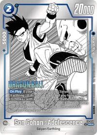 Son Gohan : Adolescence - FP-058 (Tournament Pack MANGA ver. SPECIAL) - Tournament and Championship Promos - Dragon Ball Super: Fusion World card