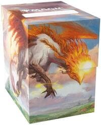 Magic: The Gathering Lorwyn Eclipsed Soft Dynacrate 100+ XL - Eirdu, Carrier of Dawn / Isilu, Carrier of Twilight - GameGenic Deck Boxes - Deck Boxes card