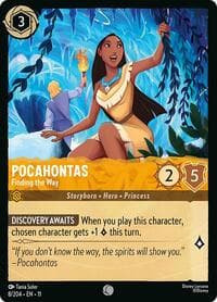 Pocahontas - Finding the Way - Winterspell - Disney Lorcana card